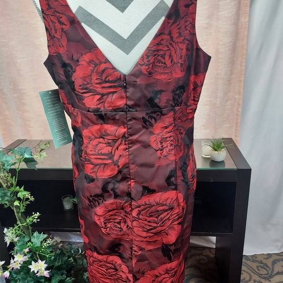 NWT black and red dress size 16 - Picture 6 of 8